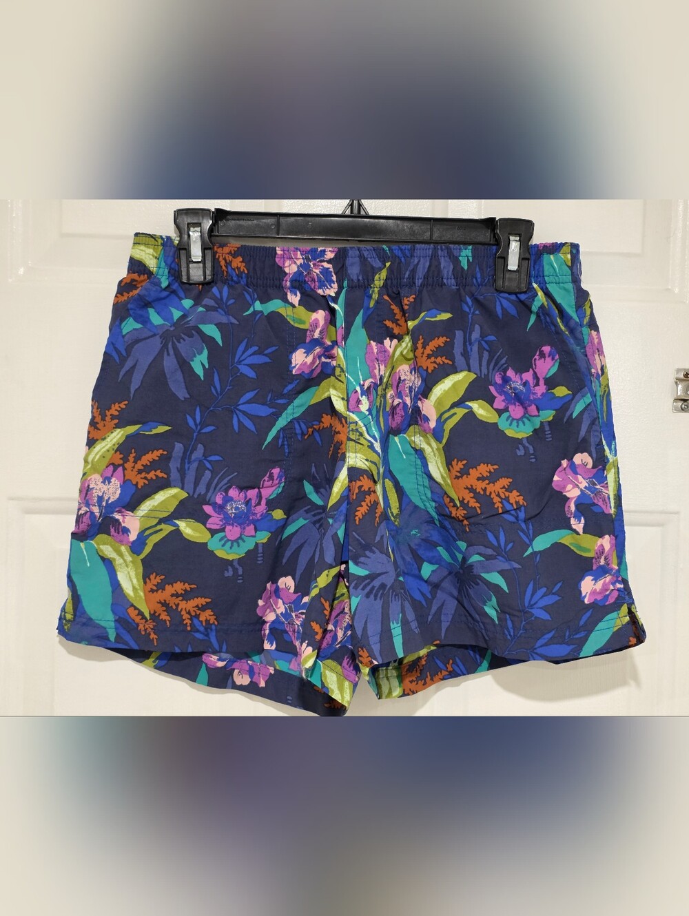 Columbia Navy Floral Athletic Shorts
